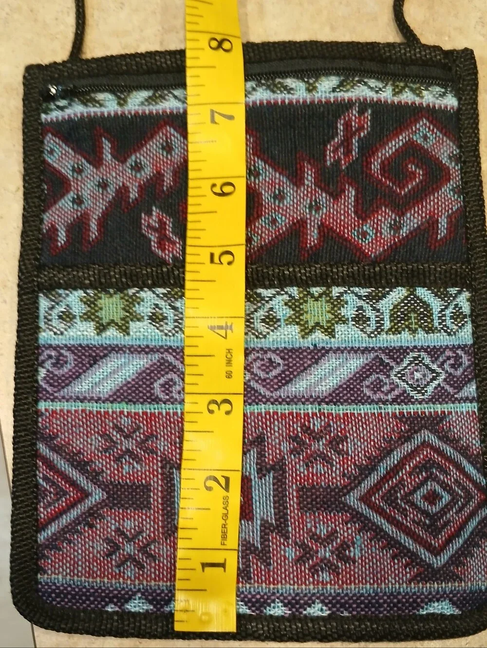 Flat Tapestry Woven Artisan Pouch | Purse | Kilm Crossbody